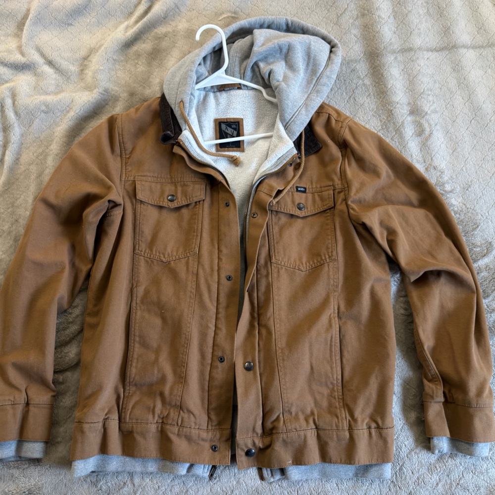 Vans Tan Hooded Jacket for Men